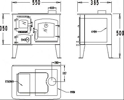 Bubble Boat Cooker Dimensions