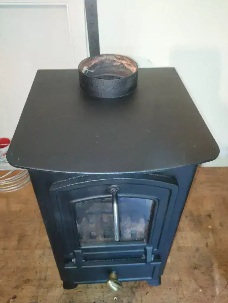 Used Villager Heron Boat Stove - Top View