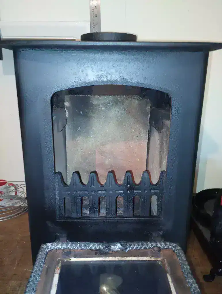 Used Villager Heron Boat Stove - Inside View