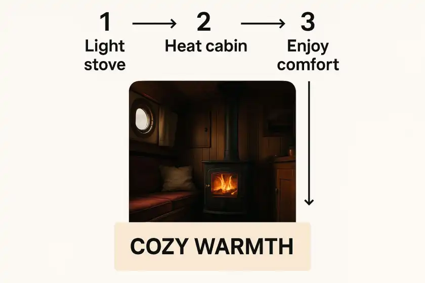 Wood Burning Stoves for Boats Infographic