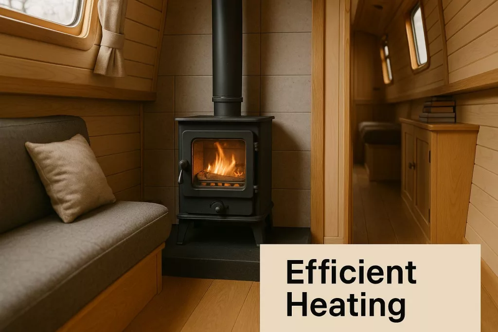 Choosing the Perfect Narrowboat Log Burner fot Efficient Heating