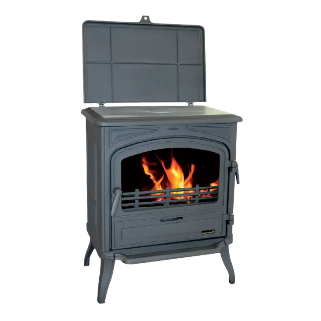 Franco Belge Burgundy With Cooking Plate