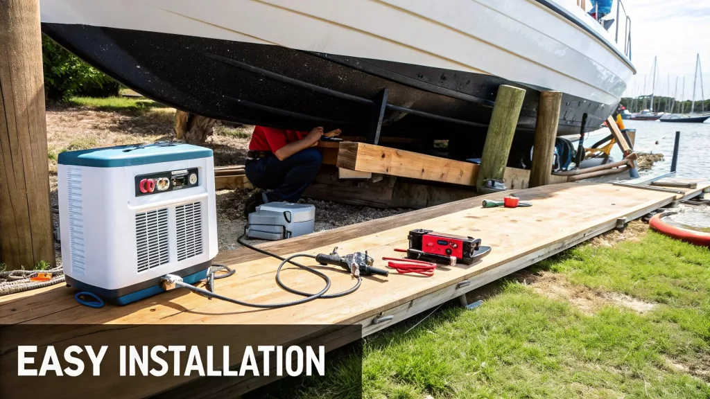 Installation Of A Diesel Heating For Boats