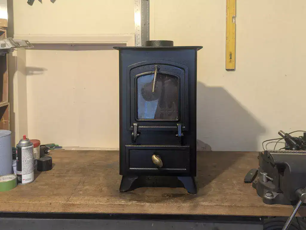 Used Villager Heron Solid Fuel Stove. Professionally refurbished ny Marine Heating Solutions OFTEC certified engineers