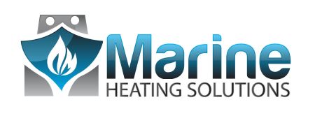 The small horizontal version of Marine Heating Solutions' Logo
