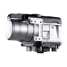 Technical side view of a Webasto Thermo Top Evo 5kW marine diesel liquid heater unit on a white background.